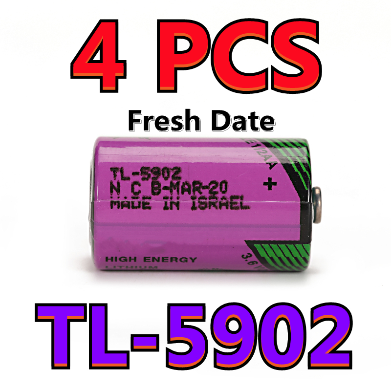 UGB 4PCS Original New For TADIRAN TL 5902 1 2AA ER14250 Lithium Battery