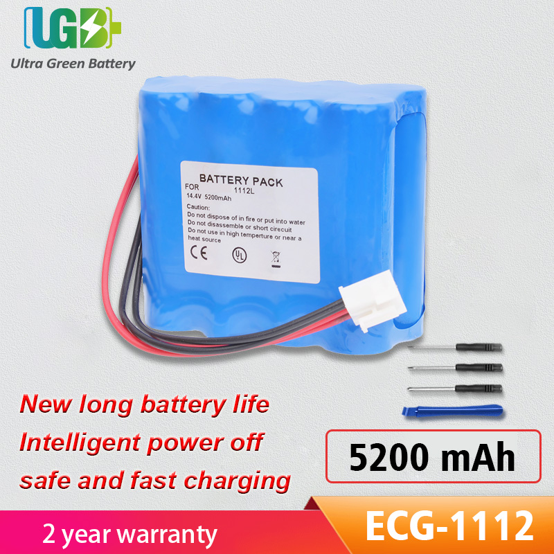 UGB New HYLB 722 Battery For Biocare ECG 6010 ECG 6020 ECG 3030 IE3 IE6