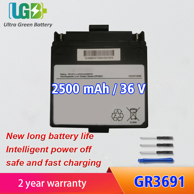 UGB New GR3691 Battery For Razor electric scooter battery GR3691 2500MAH 90WH 36V Laptop Battery Charger and AC Adapter Ultra Green Battery